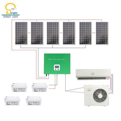 split hybrid portable solar air conditioner