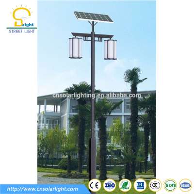 2019 Rated Power 9w garden solar lights aluminum casing powerful solar light for garden components solar garden pole light